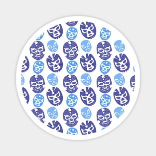 Luchador Mask Blue Magnet